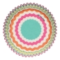 Preview: Cupcake Backförmchen - Buntes Chevron